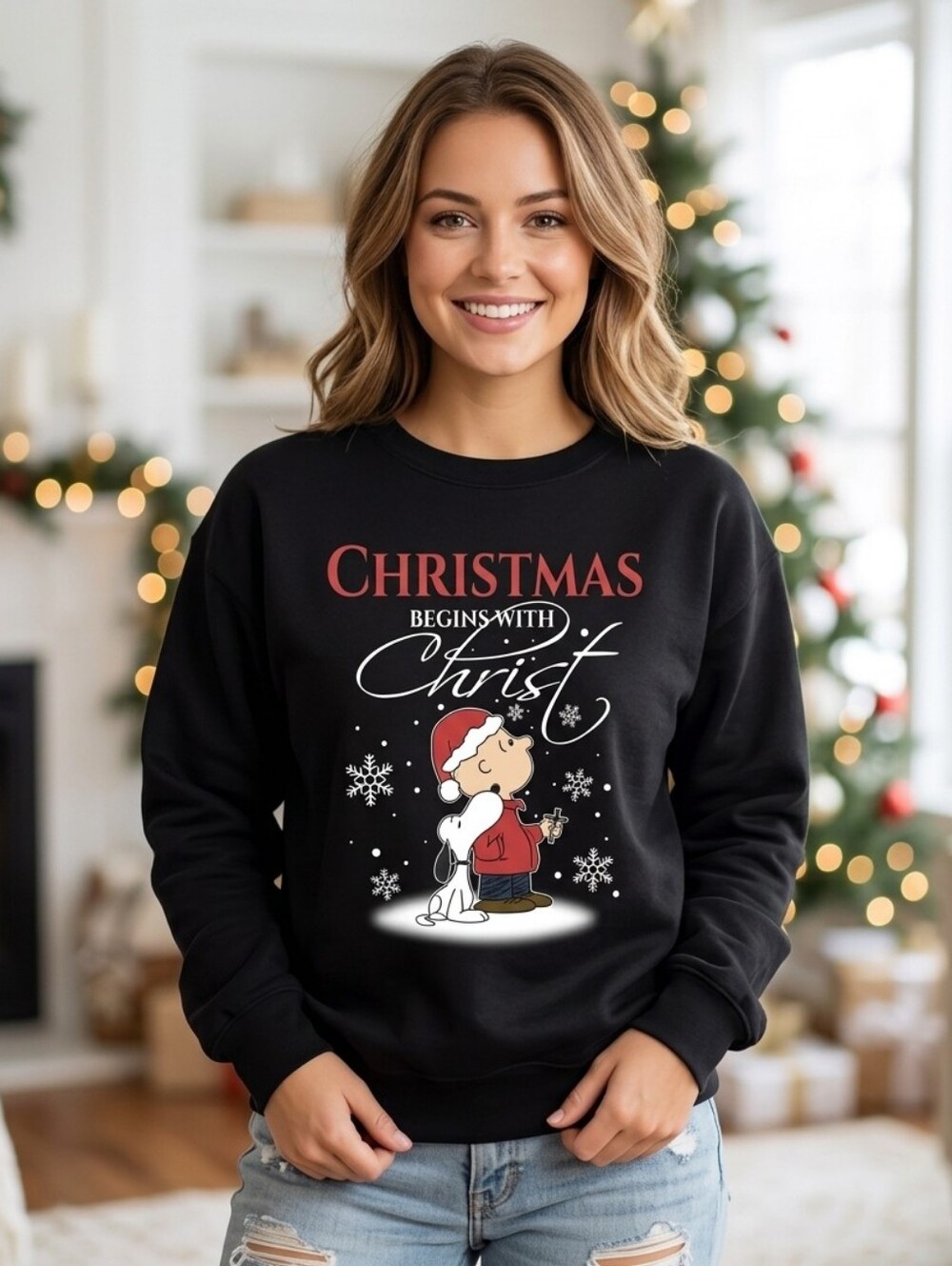 NWOT Delta Peanuts Charlie Brown Snoopy Sweatshirt